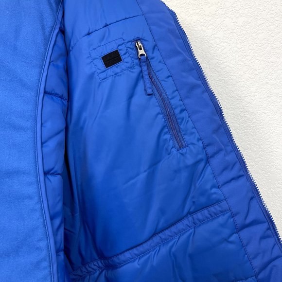 LL Bean Blue Nylon Ski Snowboard Winter Full Zip Jacket Coat Mens size Medium - Picture 8 of 10